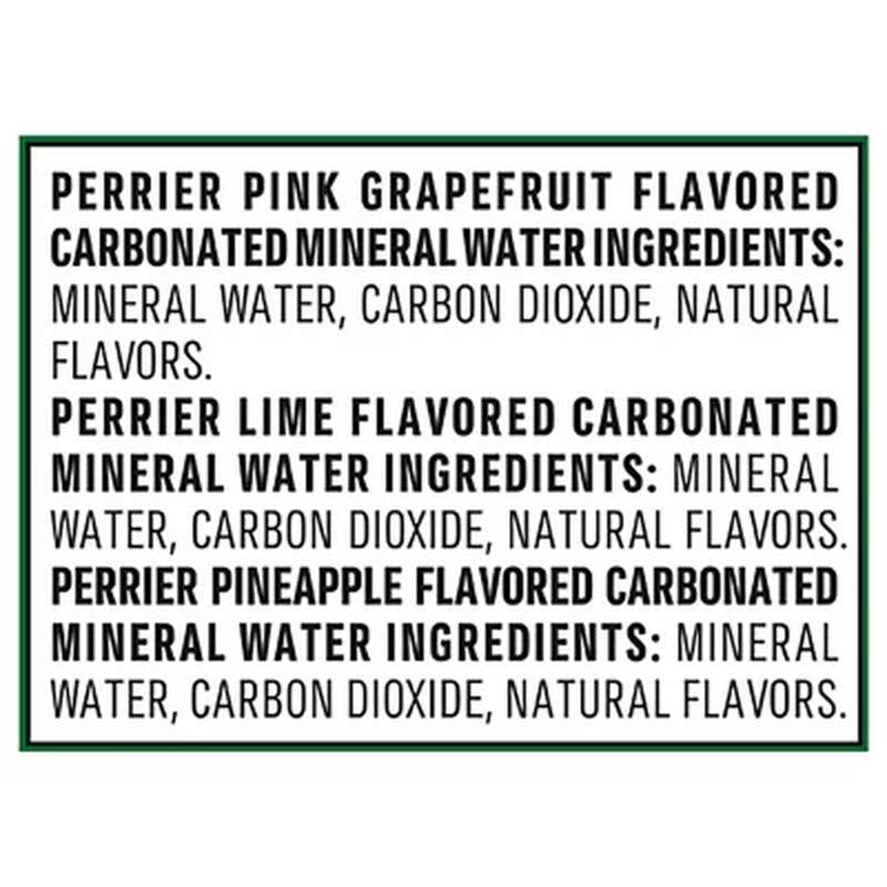 Perrier Carbonated Mineral Water Variety Pack (11.15 Fl. Oz., 24 Pk.)