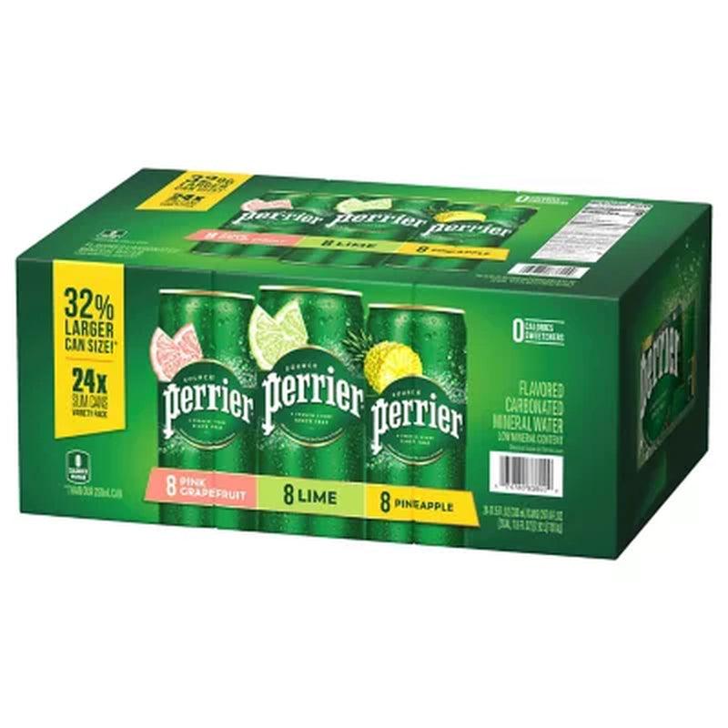 Perrier Carbonated Mineral Water Variety Pack (11.15 Fl. Oz., 24 Pk.)