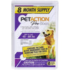 Petaction Pro for Dogs, 8 Doses (Choose Your Size)