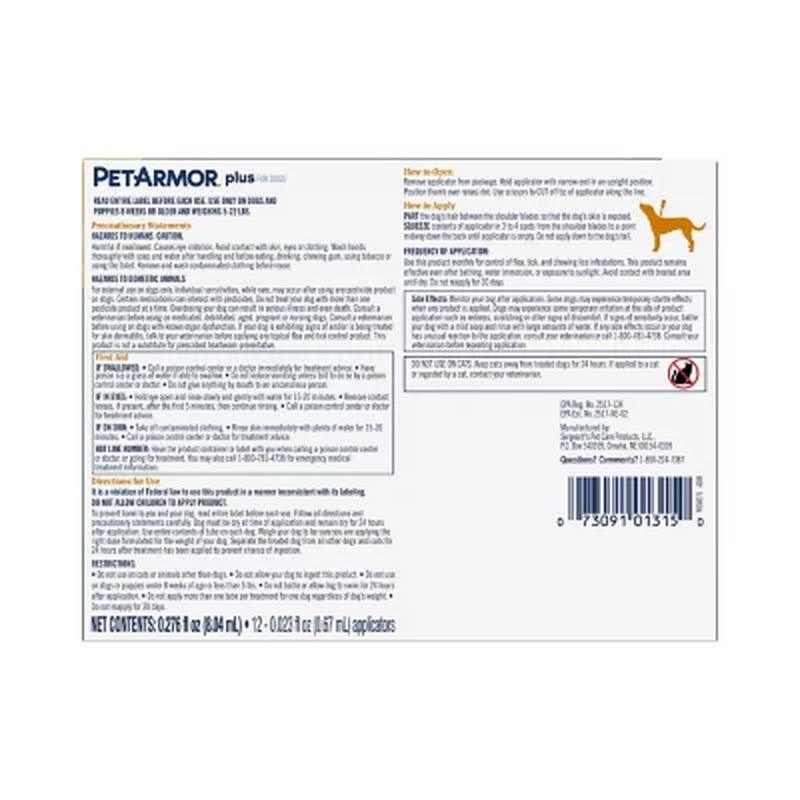 Petarmor Capstar Flea and Tick Bundle for Small Dogs, 5 to 22 Lbs.