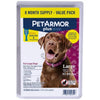 Petarmor plus Flea and Tick Prevention for Dogs, 8-Month Supply (Choose Your Size)