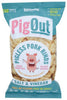 Pigout: - Pigless Pork Rinds Salt & Vinegar, 3.5 Oz | Pack of 12