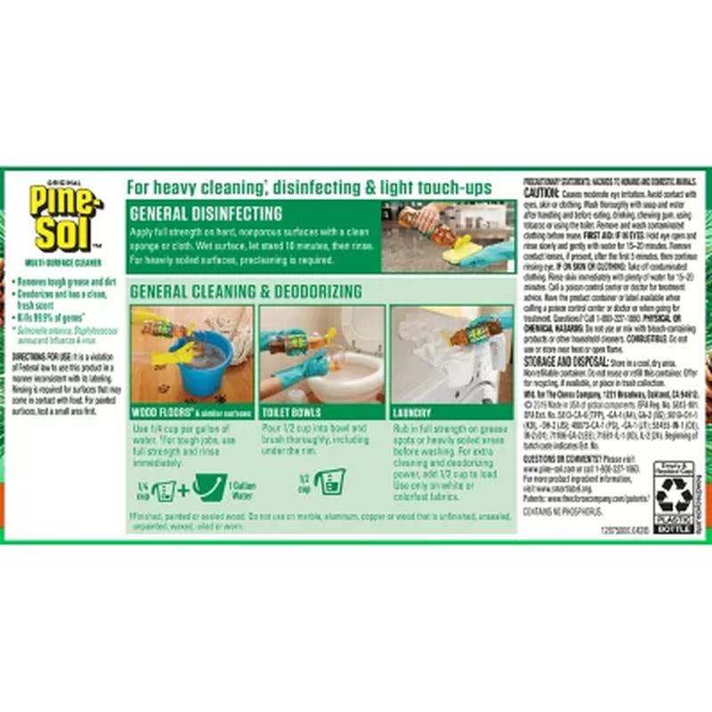 Pine-Sol Multi-Surface Disinfectant, Pine Scent (100 Oz., 2 Pk.)