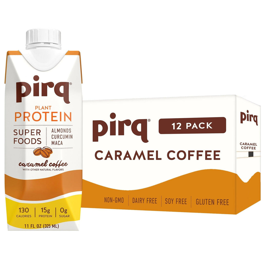 Plant-Based Protein Shakes, Caramel Coffee, 11 Fl Oz, 12-Pack