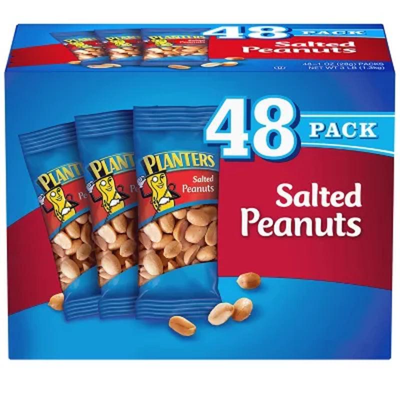 Planters Salted Peanuts, Single-Serve Packs (1 Oz., 48 Pk.)