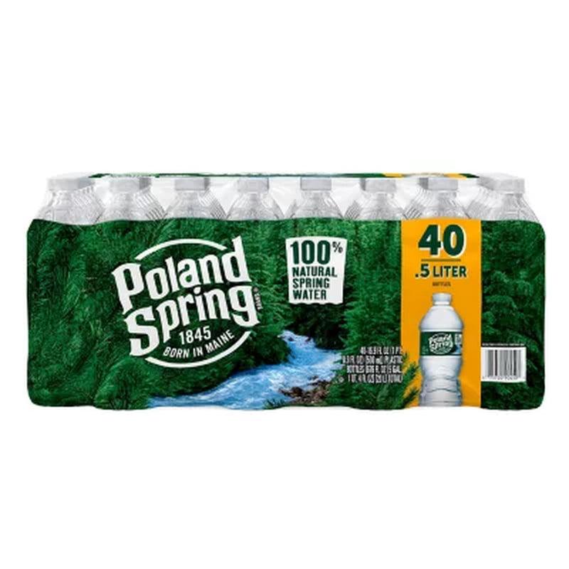 Poland Spring 100% Natural Spring Water (16.9 Oz., 40 Pk.)