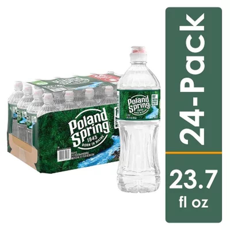 Poland Spring 100% Natural Spring Water (23.7 Fl. Oz., 24 Pk.)