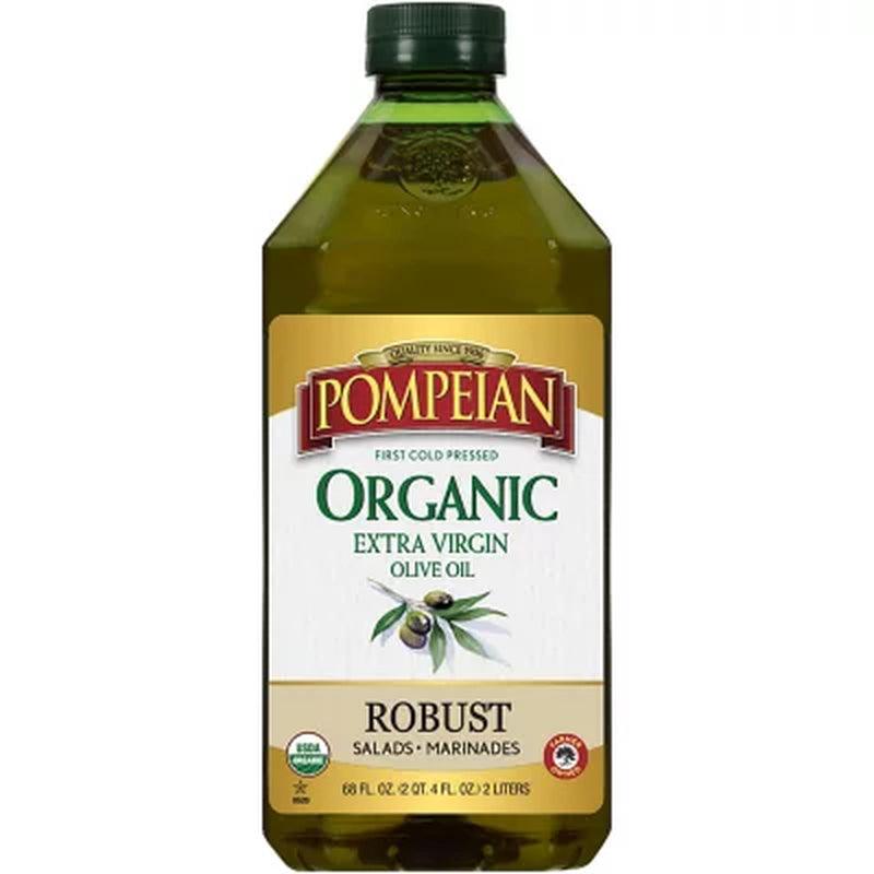 Pompeian Organic Robust Extra Virgin Olive Oil (68 Oz.)