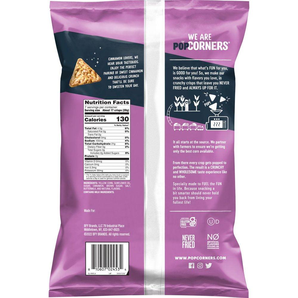 Popcorners Cinnamon Crunch, 7 Oz Bag