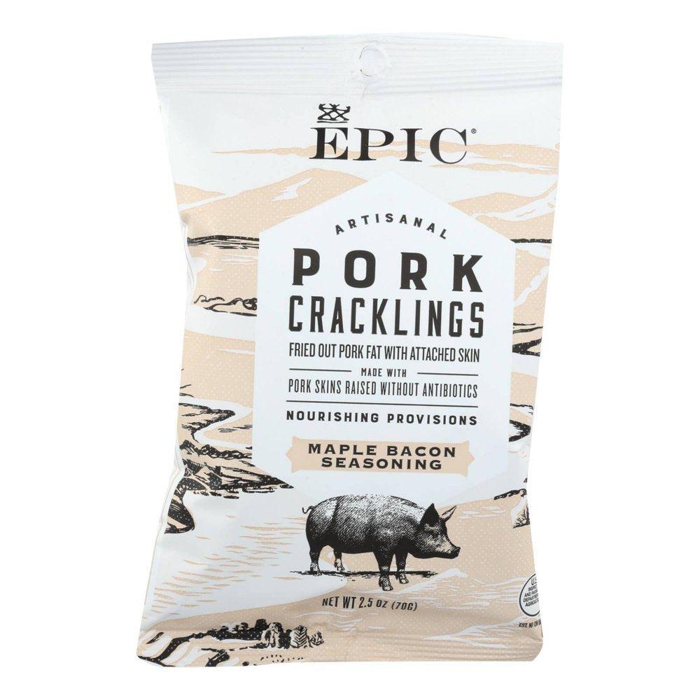 - Pork Crackling - Maple Bacon Seasoning - Case of 12 - 2.5 Oz