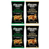 Pork Rinds Variety Pack - White Cheddar / Onion & Sour Cream - 4 Pack (2 of Each Flavor) Keto-Friendly Snack