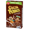 Post Cocoa PEBBLES Cereal, Chocolatey Kids Cereal, Gluten Free, 19.5 OZ Family Size Box