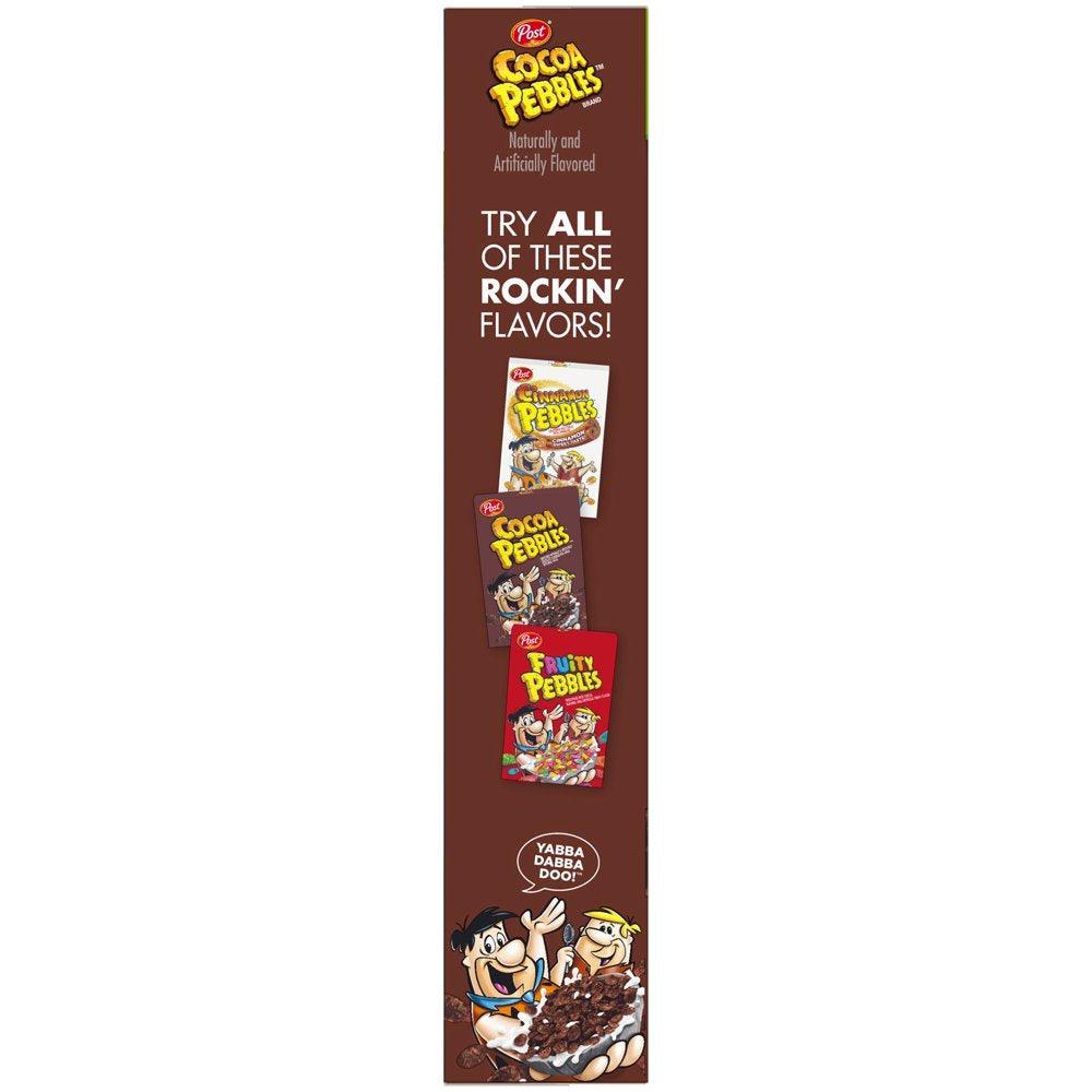 Post Cocoa Pebbles Gluten Free Breakfast Cereal, Chocolate, 23 Oz