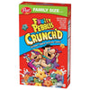 Post Fruity PEBBLES Crunch'D Breakfast Cereal, Fruity Family Size Cereal, 16.5 OZ Box