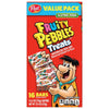 Post Fruity PEBBLES Treats, Breakfast Cereal Bars, Gluten Free, Snack Bars, Kids Snacks, Two 6.2 OZ Cartons (16 Bars)