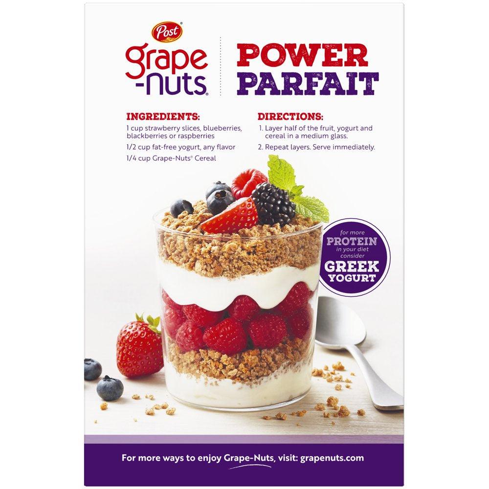 Post Grape Nuts Original Breakfast Cereal, 29 OZ Box