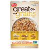 Post Great Grains Banana Nut Crunch Breakfast Cereal, Non GMO Project Verified, Heart Healthy, Low Saturated Fat, Whole Grain Cereal, 18 Ounce