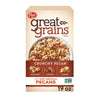 Post Great Grains Crunchy Pecan Breakfast Cereal, Non GMO Project Verified, Heart Healthy, Low Saturated Fat, Whole Grain Cereal, 19 Ounce