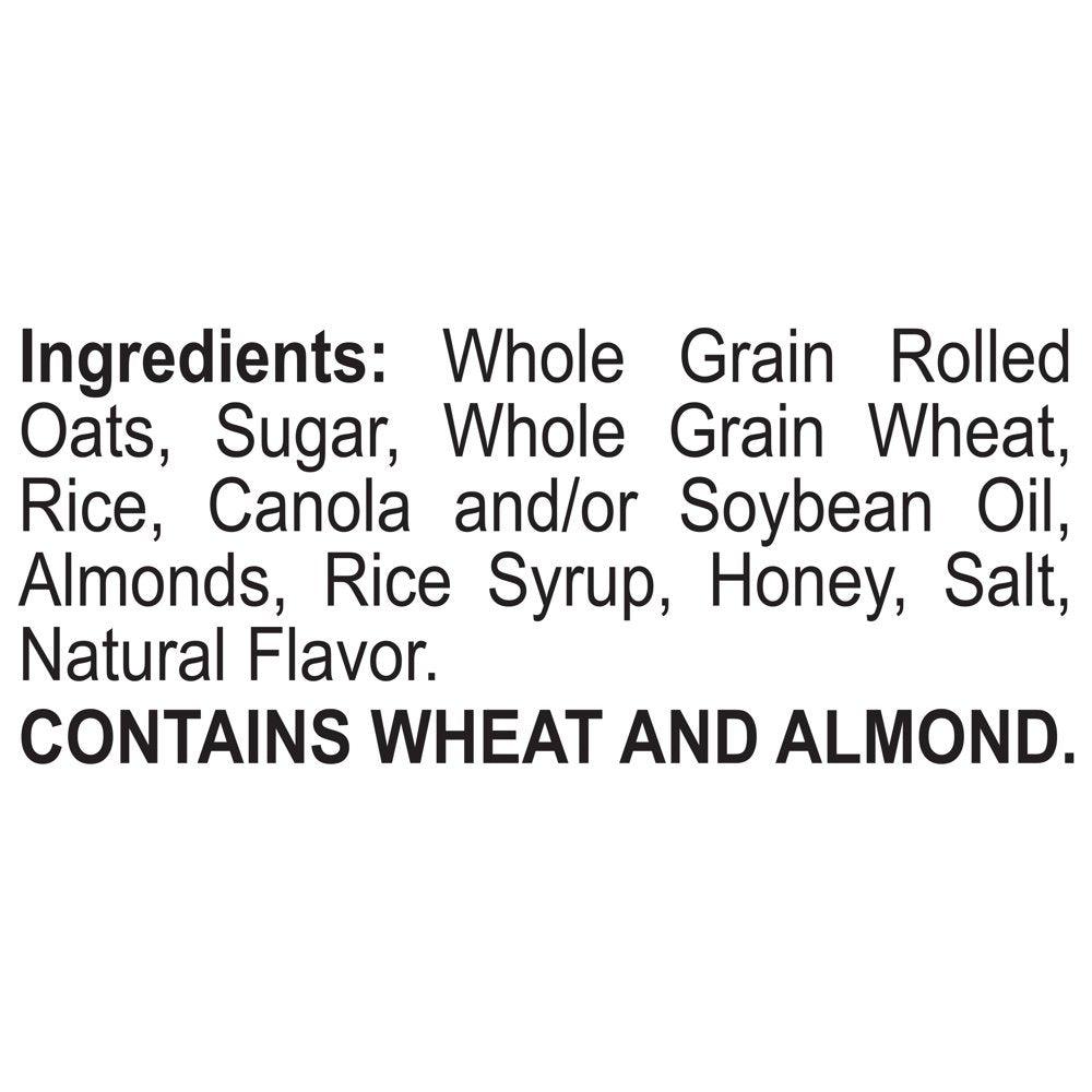 Post Honey Bunches of Oats French Vanilla Almond Granola Cereal, Vanilla Granola with Crushed Almonds, 11 OZ Granola Bag