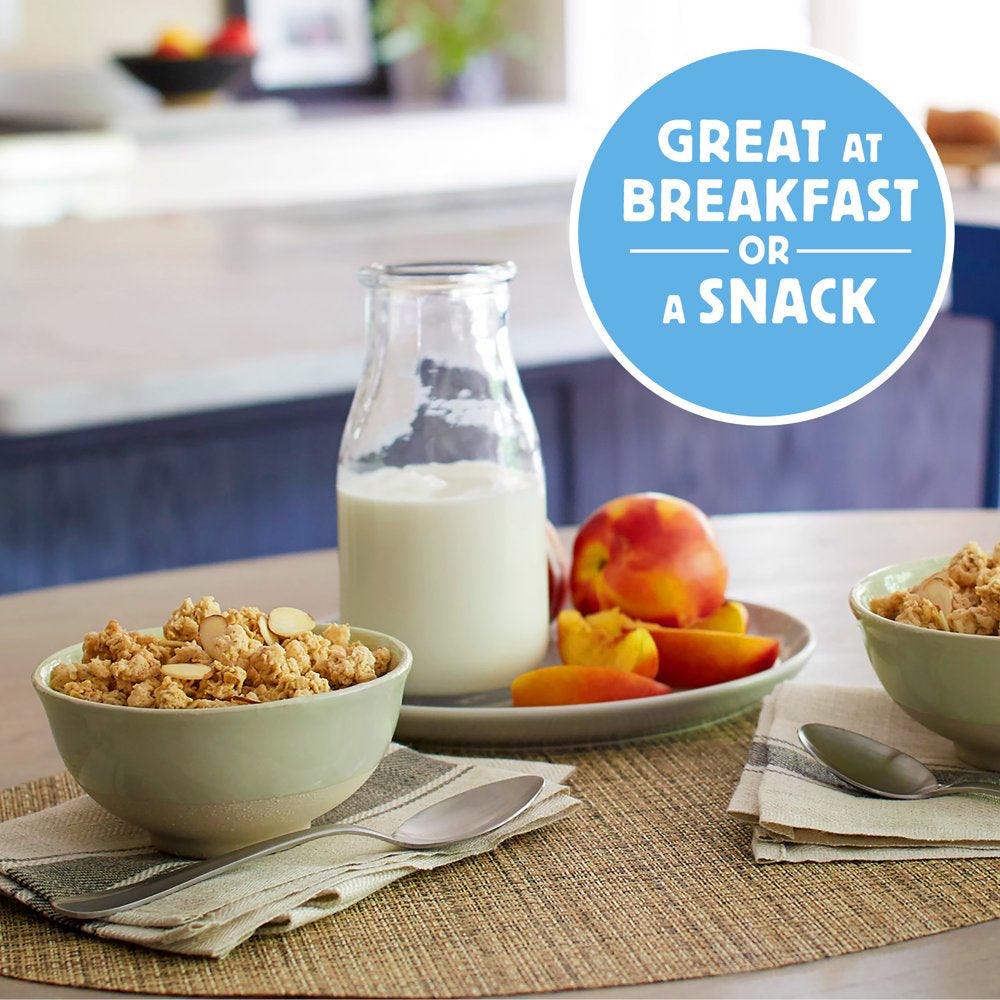 Post Honey Bunches of Oats French Vanilla Almond Granola Cereal, Vanilla Granola with Crushed Almonds, 11 OZ Granola Bag