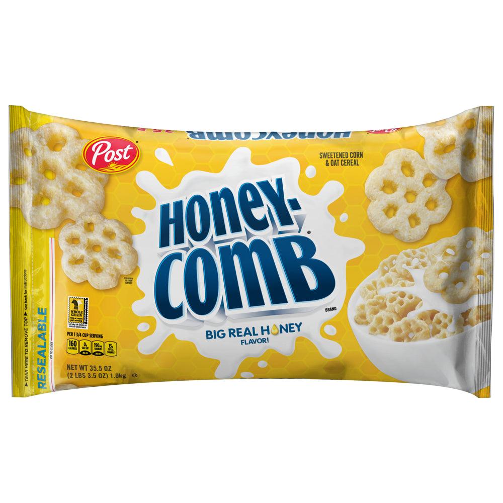 Post Honeycomb® Cereal, Made with Real Honey, Kosher, 35.5 Ounce – 1 Count