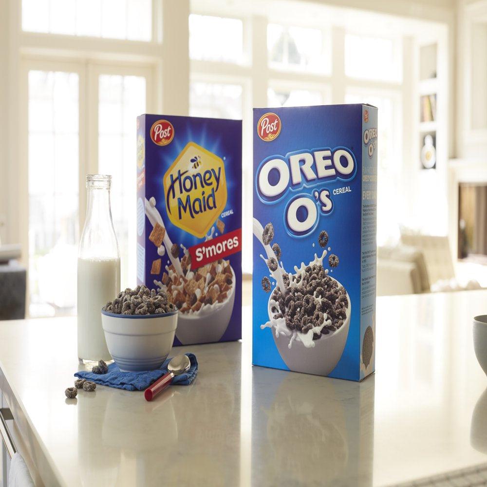 Post Oreo O'S Breakfast Cereal, Oreo Cookie, 19 Oz