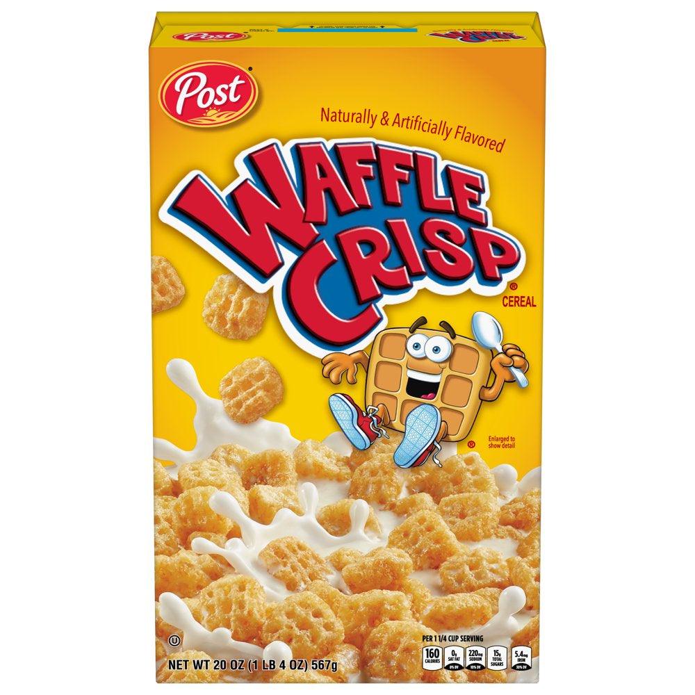 Post Waffle Crisp® Breakfast Cereal, 20 Oz