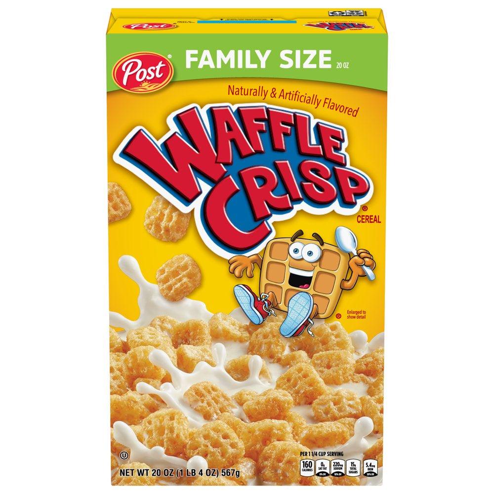 Post Waffle Crisp® Breakfast Cereal, 20 Oz