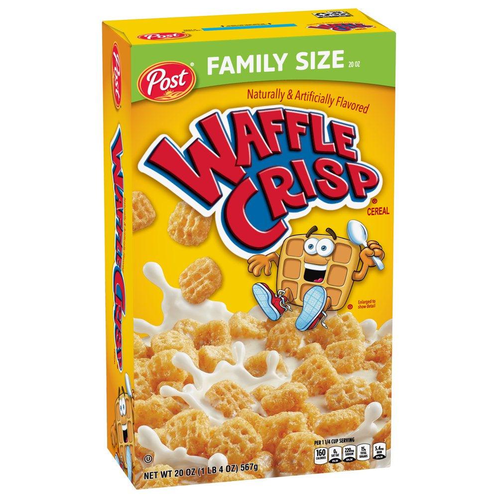 Post Waffle Crisp® Breakfast Cereal, 20 Oz