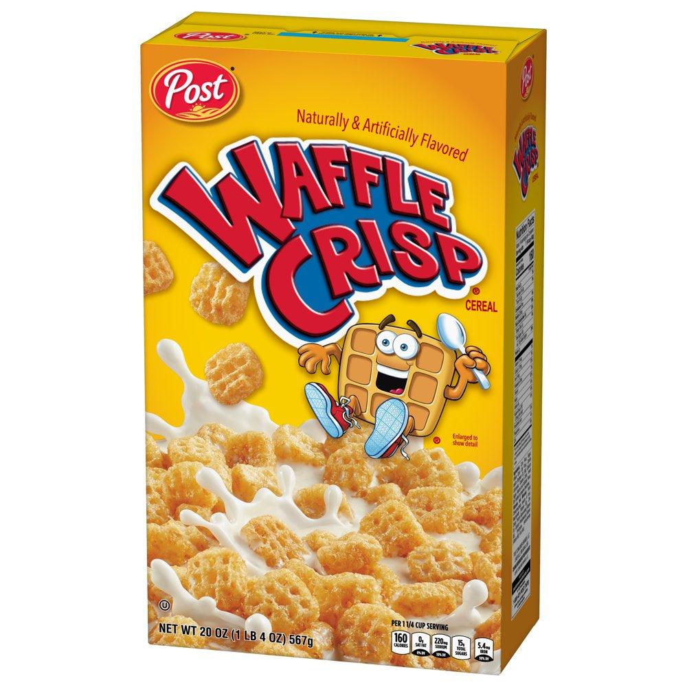 Post Waffle Crisp® Breakfast Cereal, 20 Oz