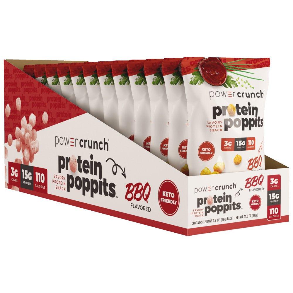 Power Crunch Protein Poppits Barbecue 1 Ounce