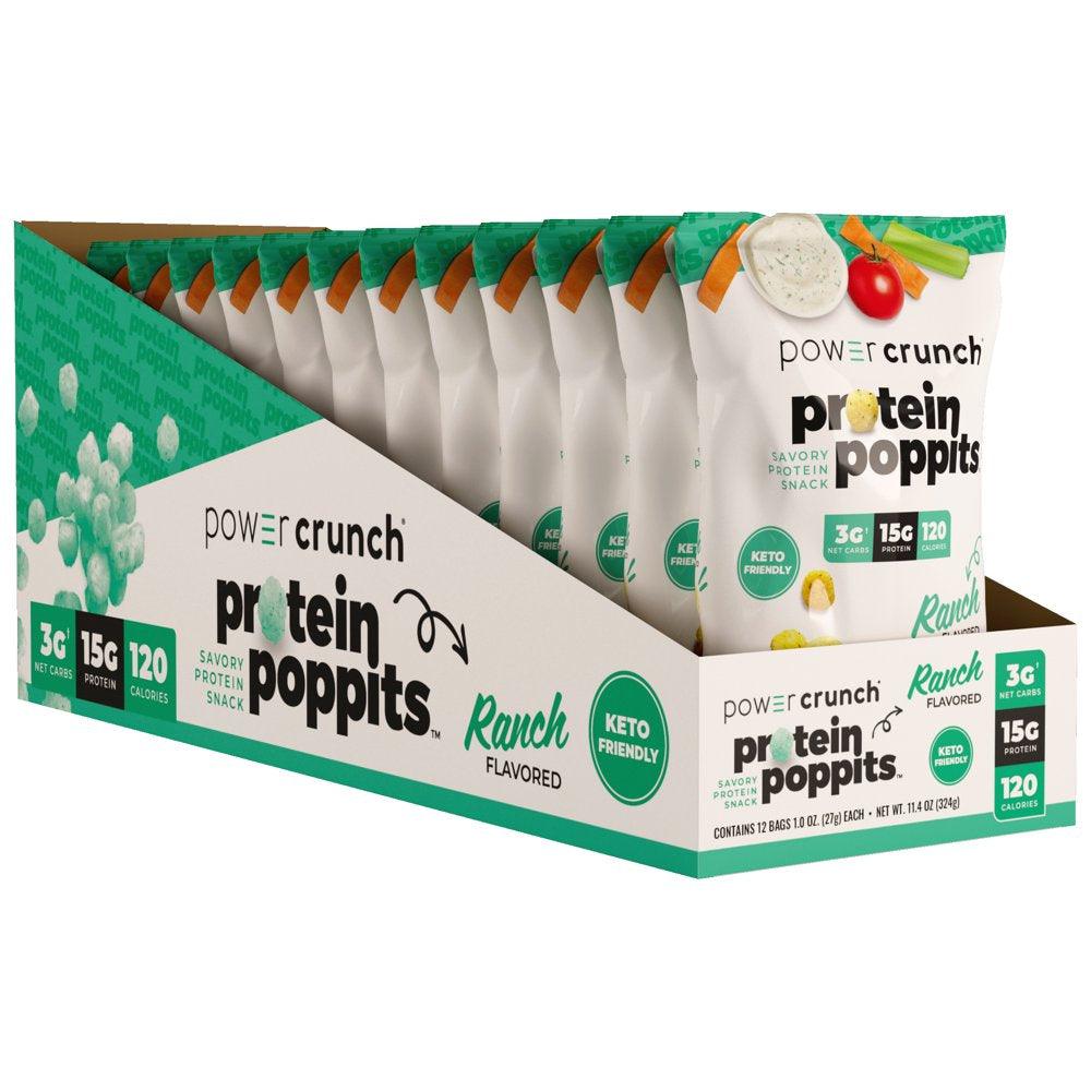 Power Crunch Protein Poppits Ranch 1.1 Ounce