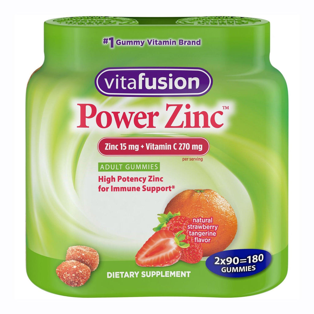 Power Zinc 15 Mg, 90 Gummies