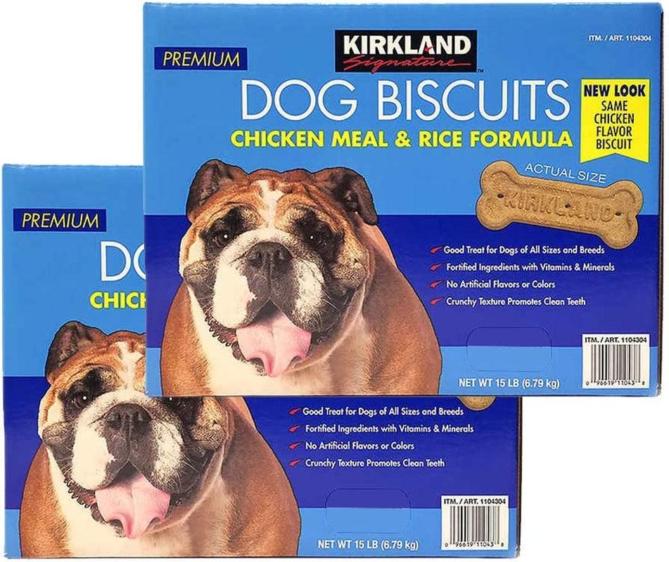 Premium Dog Biscuits Chicken Meal & Rice Formula 15 LB