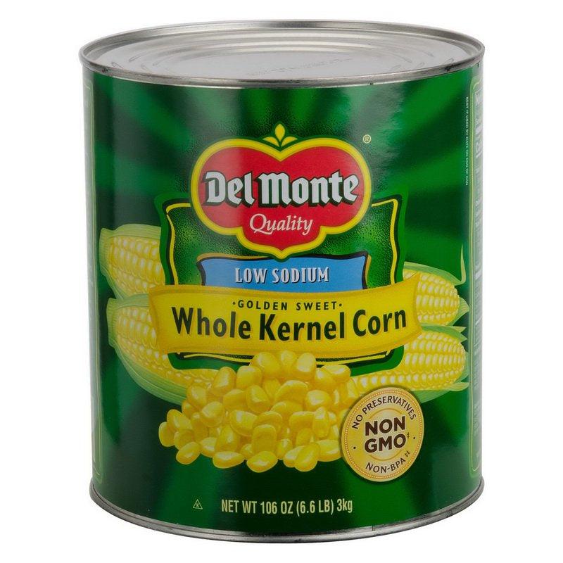 (Price/Case) 2004499 Golden Sweet Whole Kernel Corn Low Sodium Delmonte 6/101Oz Cans