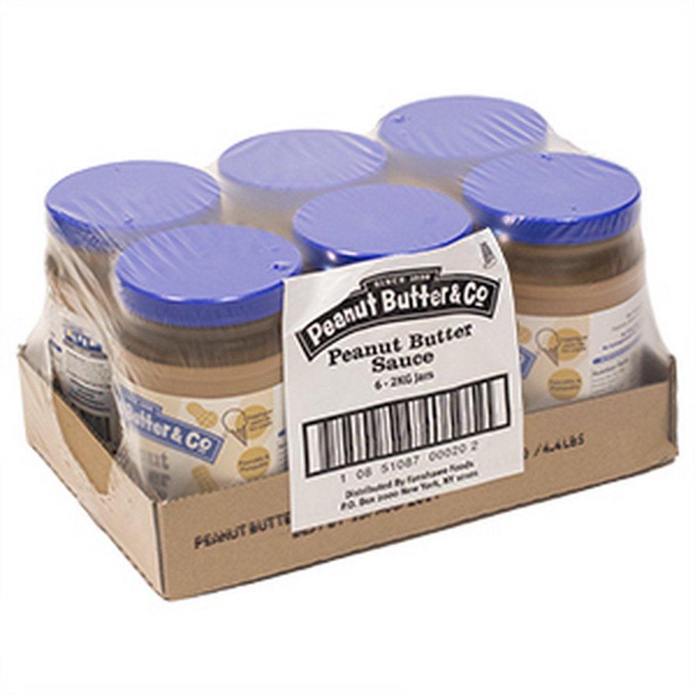 (Price/Case)Peanut Butter Sauce 6X4Lb All Natural Pumpable Peanut Butter. Vegan Non-Gmo Kosher Gluten Free