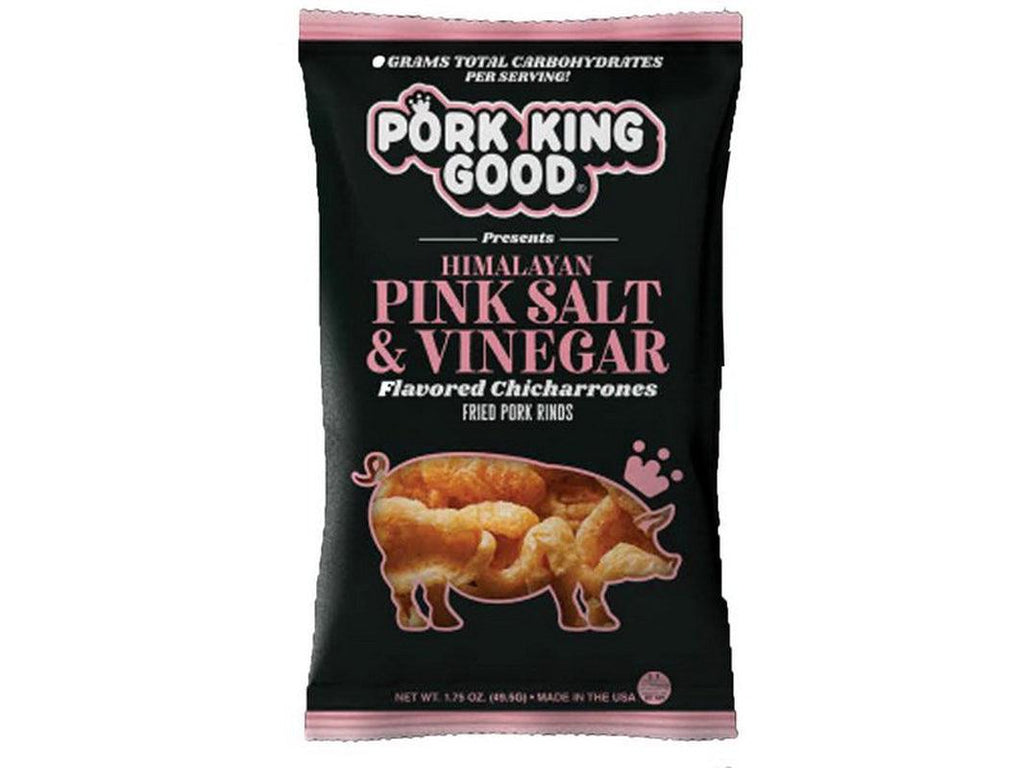 (Price/Case) Salt & Vinegar Flavored Pork Rinds 12/1.75Oz, 536423