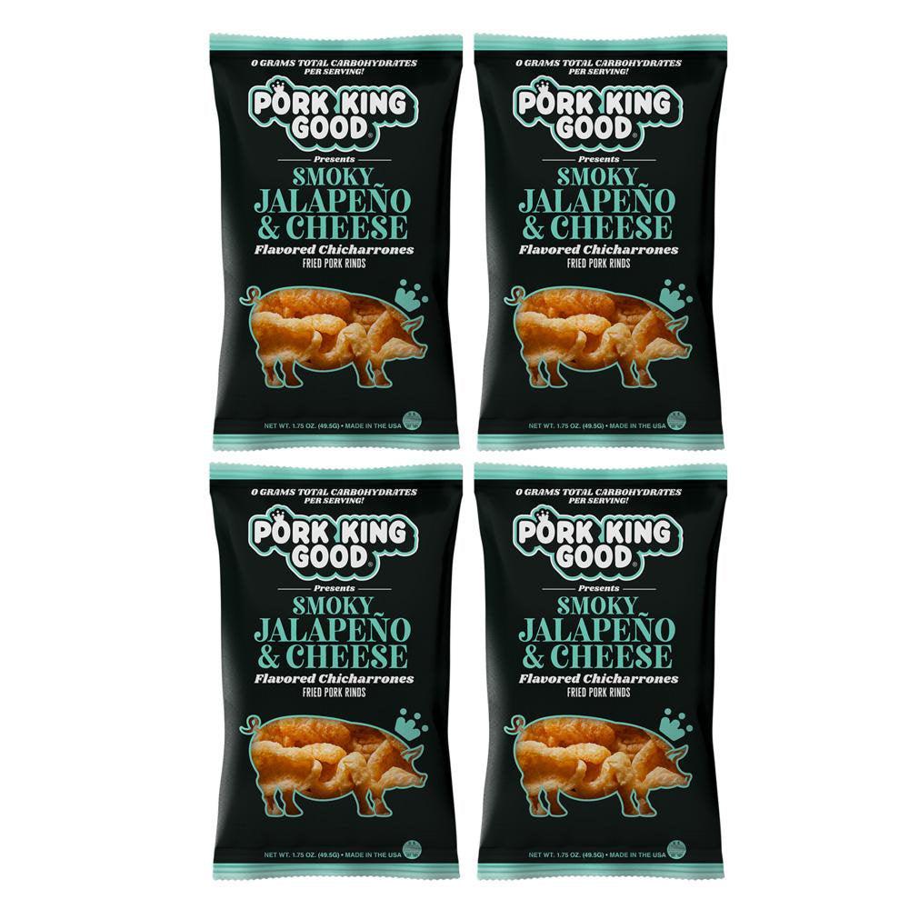 (Price/Case) Smoky Jalapeno & Cheese Flavored Pork Rinds 12/1.75Oz, 536426