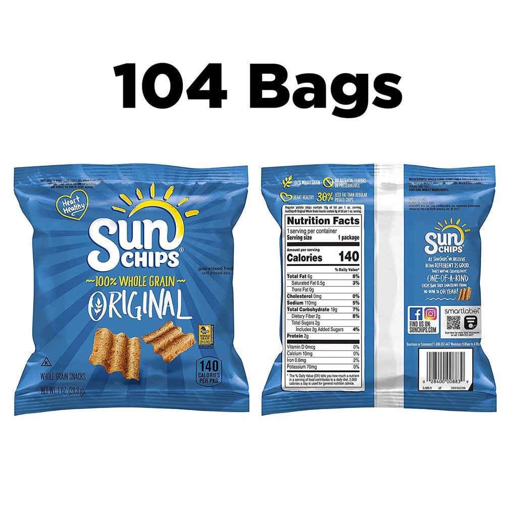 (Price/Case)Sun Chips 11151 104/1.00Oz Sunchip Original