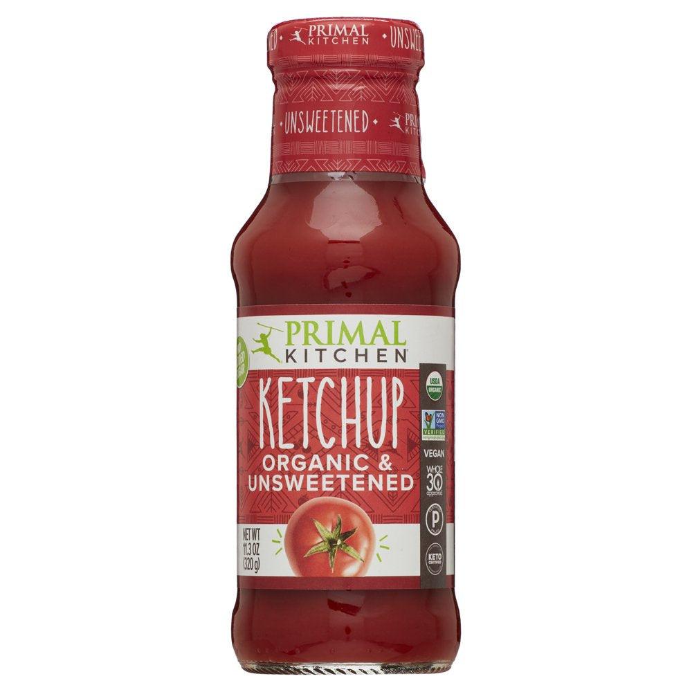 Primal Kitchen Organic and Unsweetened Ketchup 11.3 Oz