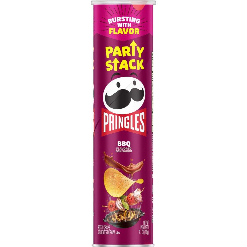 Pringles BBQ Potato Crisps Chips, 7.1 Oz