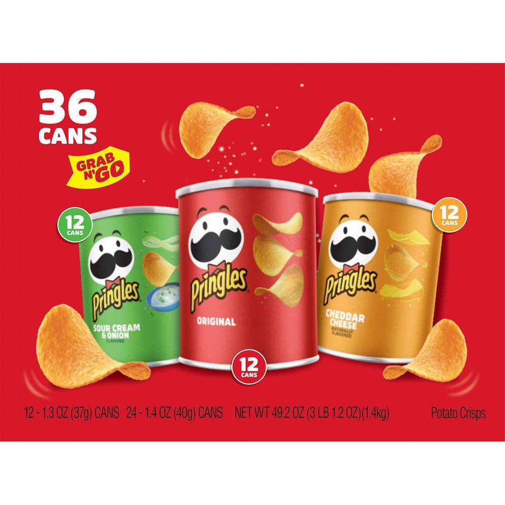 Pringles Crisps 3 Flavors 49Oz