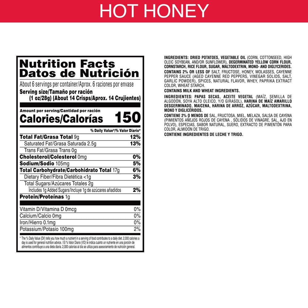 Pringles Hot Honey Potato Crisps Chips, 5.5 Oz