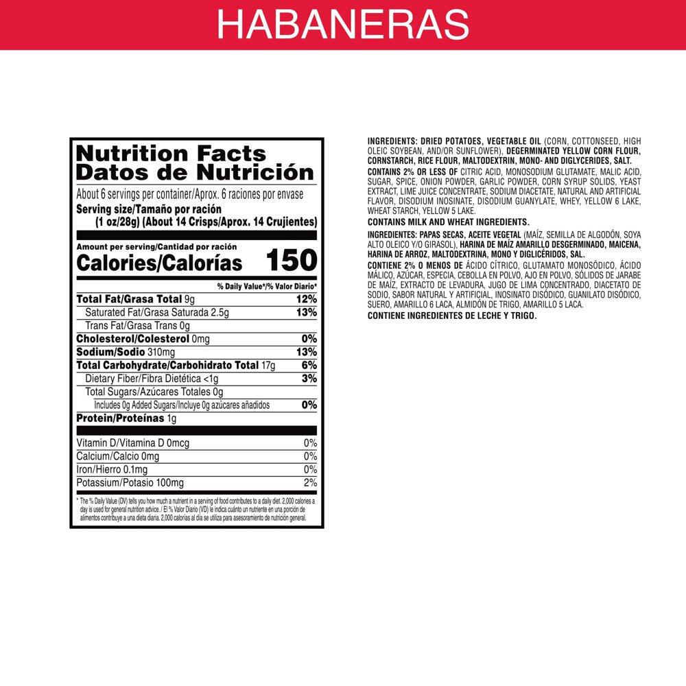 Pringles Las Meras Meras Habaneras Potato Crisps, 5.2 Oz