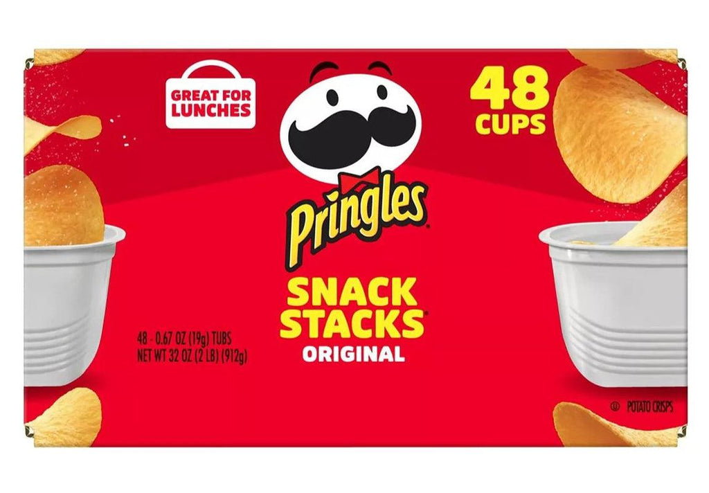 Pringles Original Flavor Snack Stacks, 48 Count