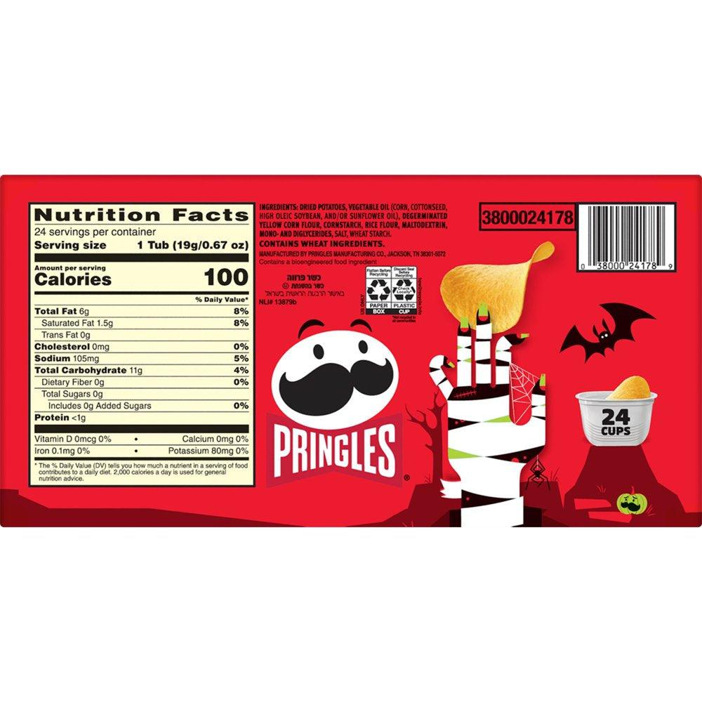 Pringles Original Potato Crisps Chips, 16 Oz, 24 Count