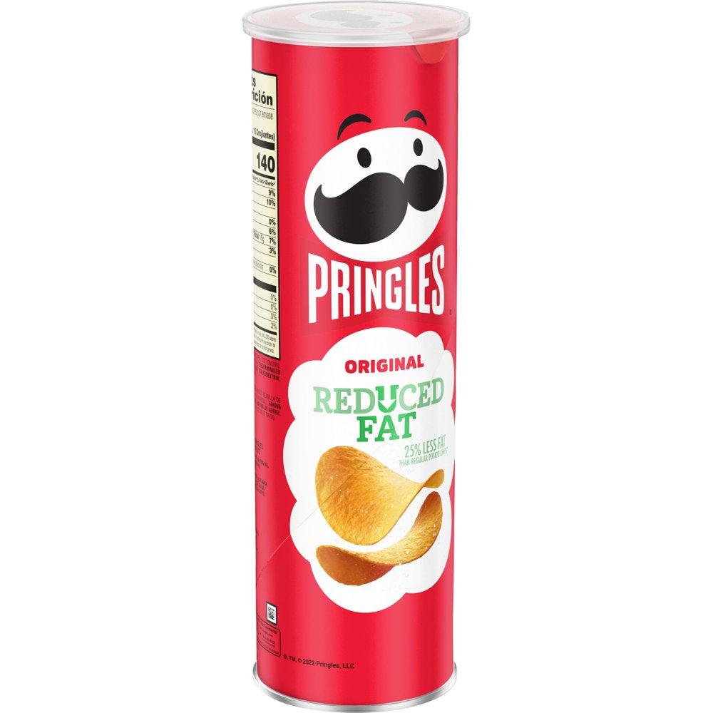 Pringles Potato Crisps Chips, Reduced Fat Original, 14 Ct, 4.9 Oz,