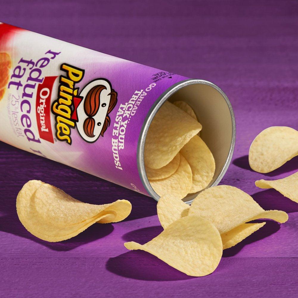 Pringles Potato Crisps Chips, Reduced Fat Original, 14 Ct, 4.9 Oz,