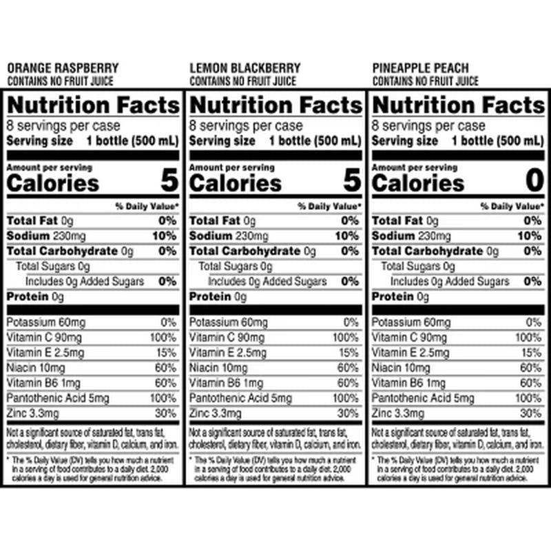 Propel Immune Support Zero Sugar Variety Pack (16.9 Fl. Oz., 24 Pk.)