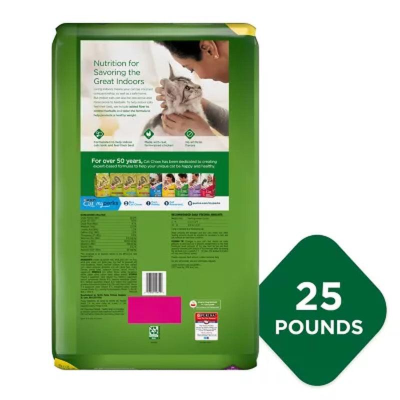 Purina Cat Chow Indoor Dry Cat Food, Hairball + Healthy Weight - 25 Lb. Bag